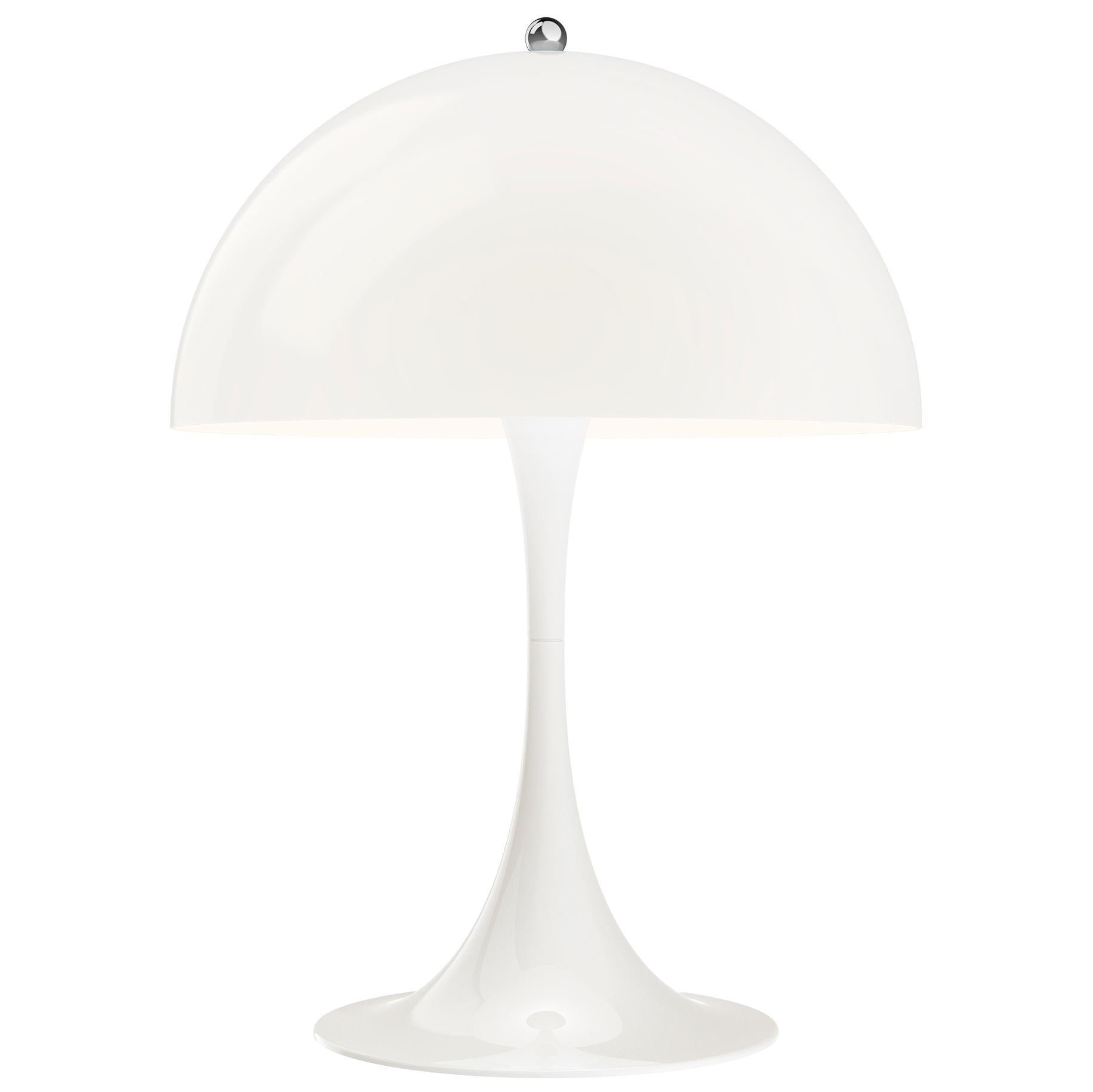 Danish Verner Panton 'Panthella 320' Table Lamp in Chrome for Louis Poulsen For Sale