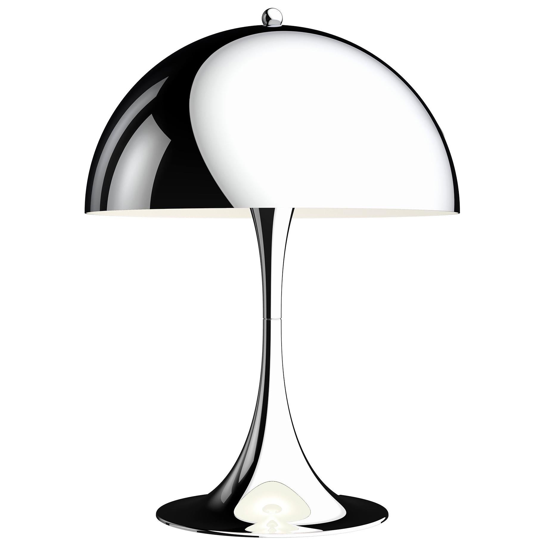 Verner Panton 'Panthella 320' Table Lamp in Chrome for Louis Poulsen