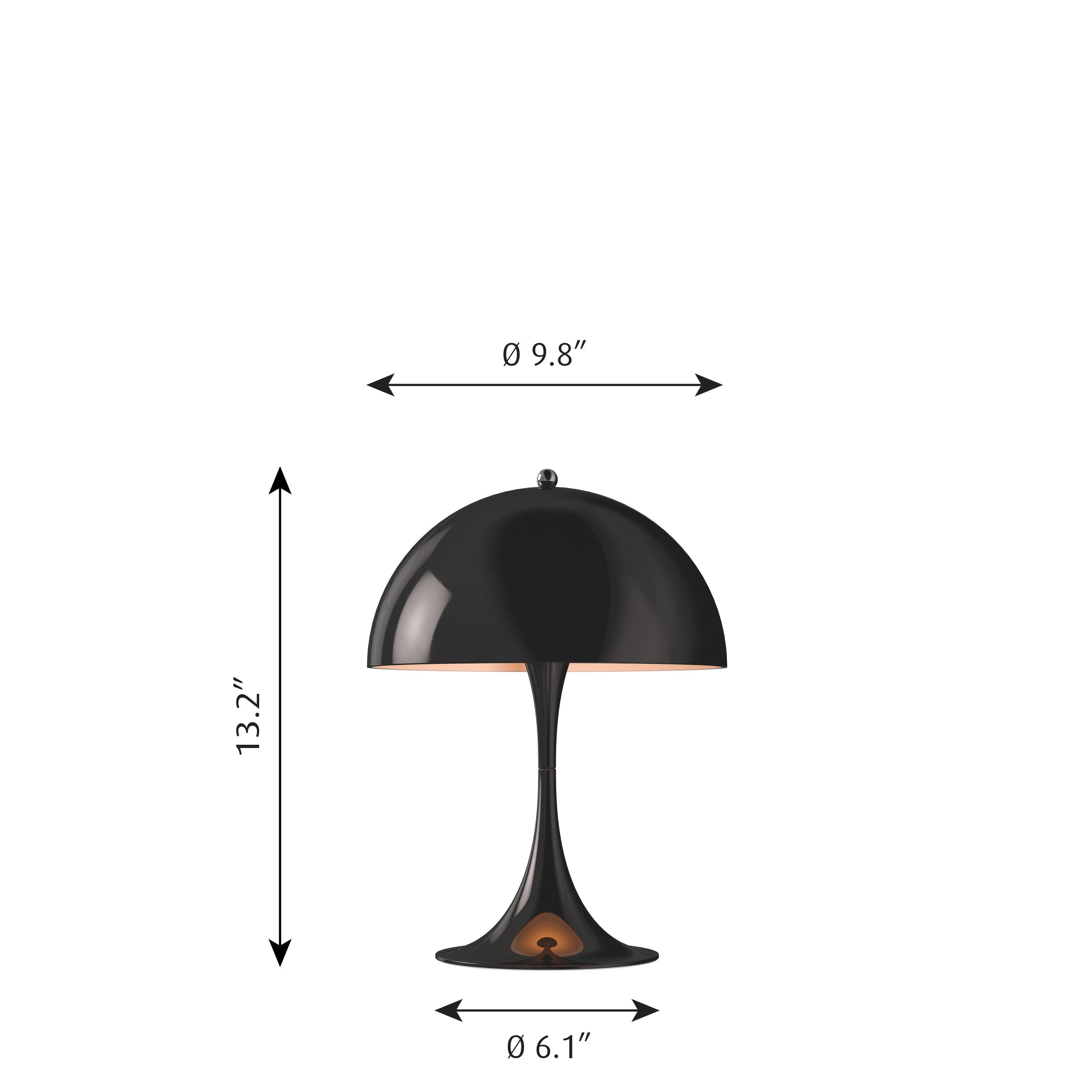 Lampe à poser LED 'Panthella 250' de Verner Panton en noir pour Louis Poulsen Neuf - En vente à Glendale, CA