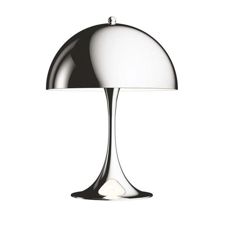 Verner Panton Panthella Mini LED Table Lamp in Black for Louis Poulsen For Sale 2