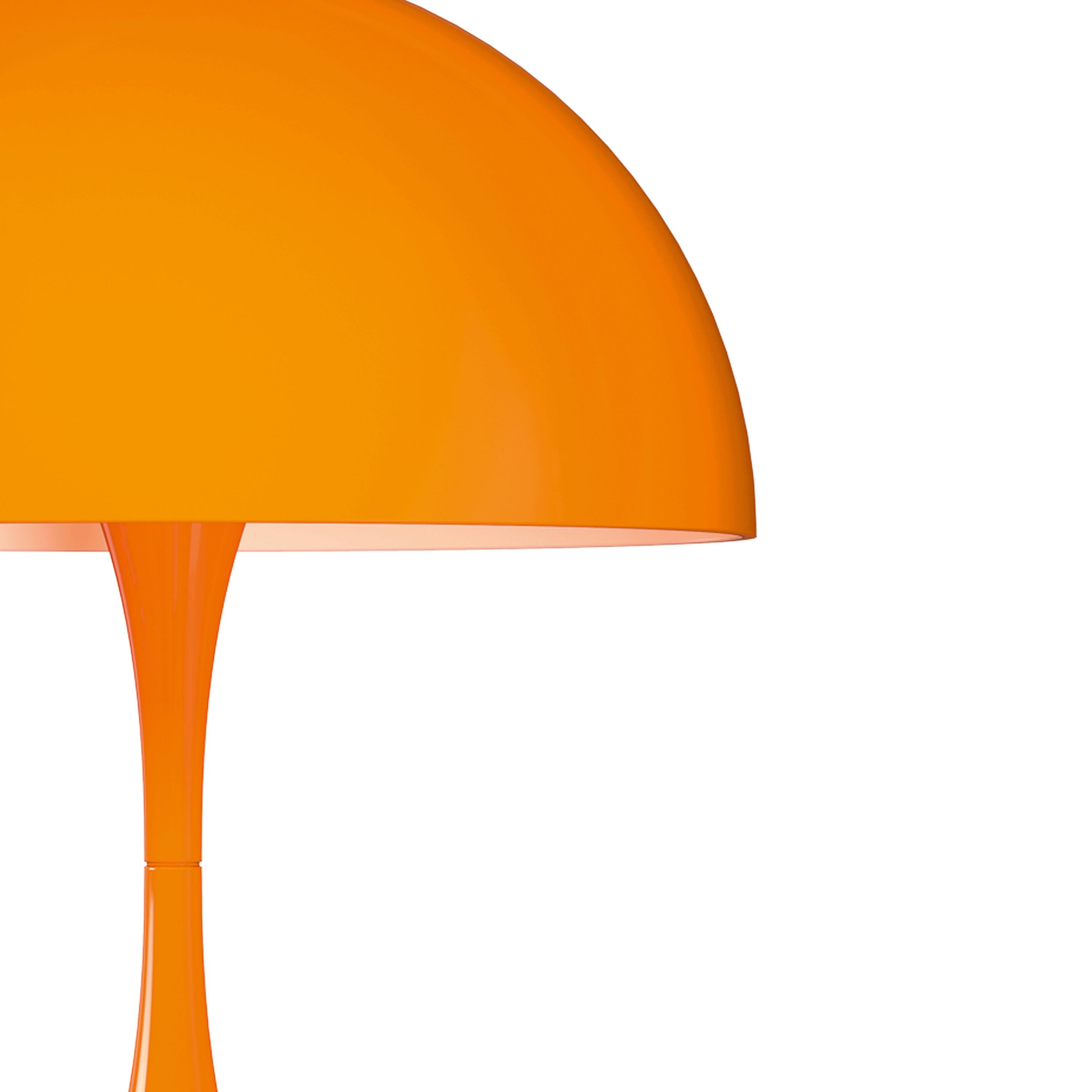 Scandinavian Modern Verner Panton 'Panthella 250' Led Table Lamp in Orange for Louis Poulsen For Sale