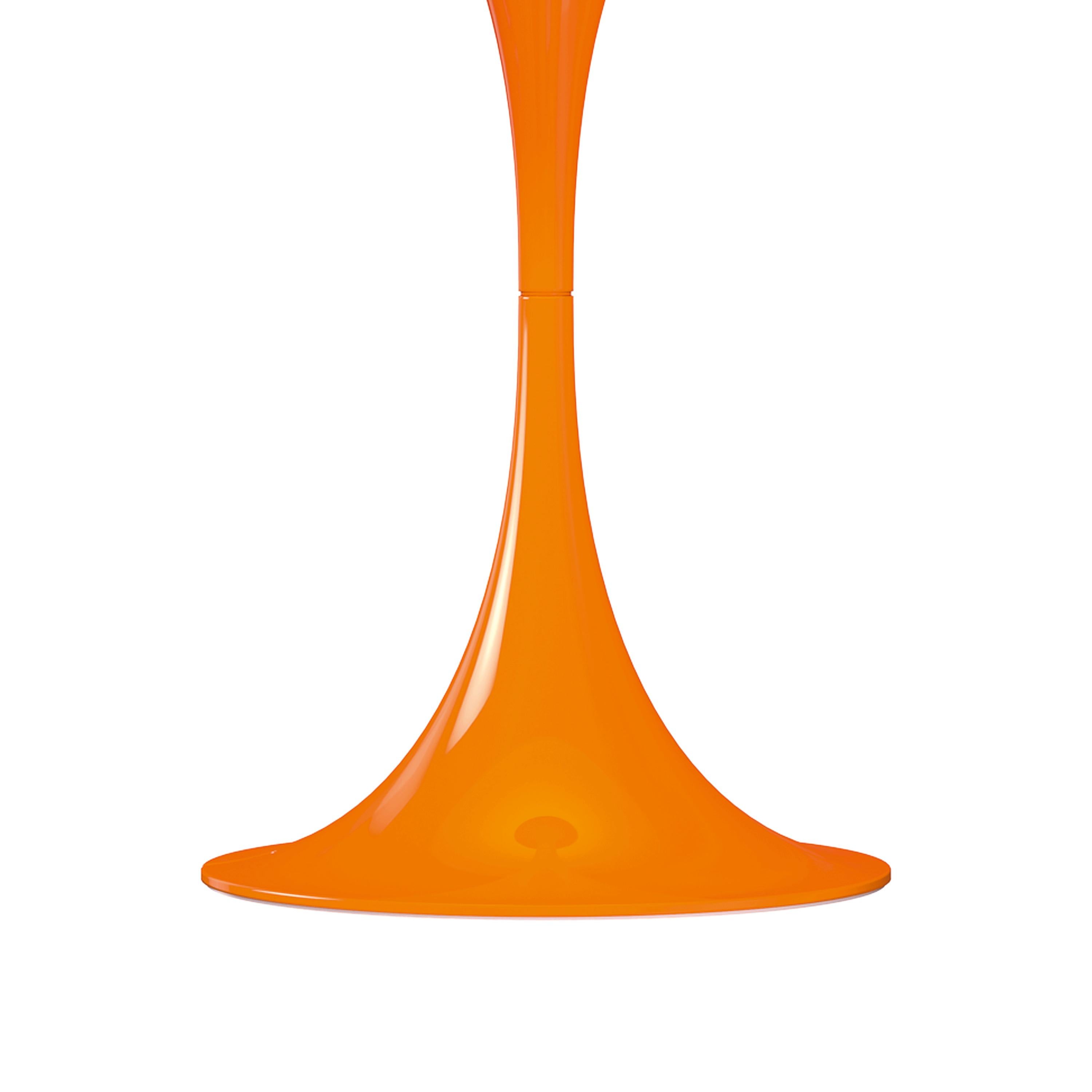 Danish Verner Panton 'Panthella 250' Led Table Lamp in Orange for Louis Poulsen For Sale