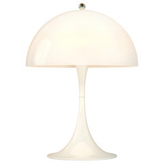 Verner Panton Panthella Mini LED Table Lamp in White Opal for Louis Poulsen