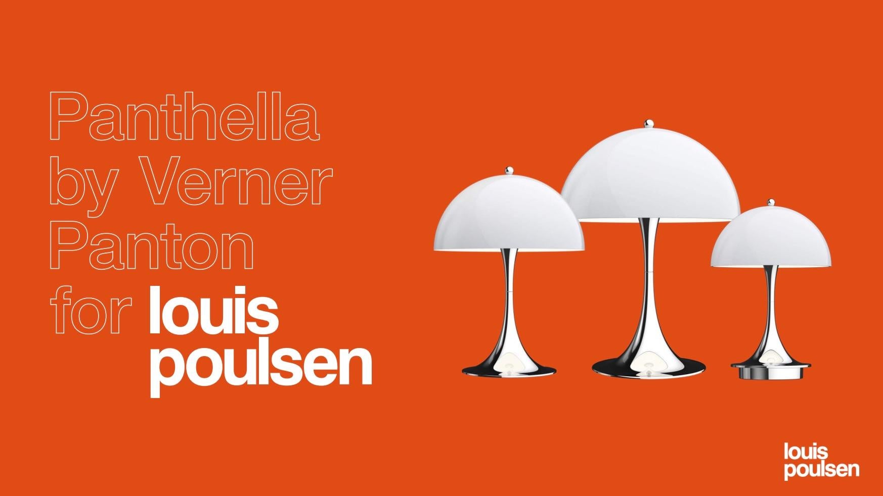 Danish Verner Panton 'Panthella 250' Table Lamp for Louis Poulsen in Grey For Sale