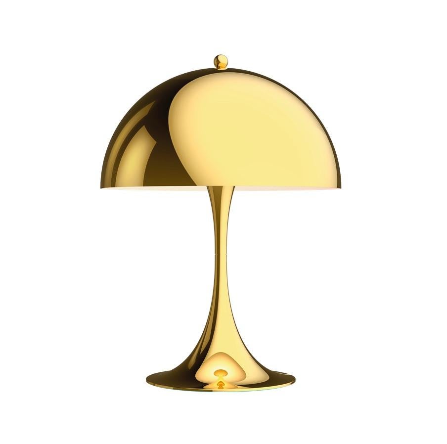 Contemporary Verner Panton 'Panthella 250' LED Table Lamp in Chrome for Louis Poulsen For Sale