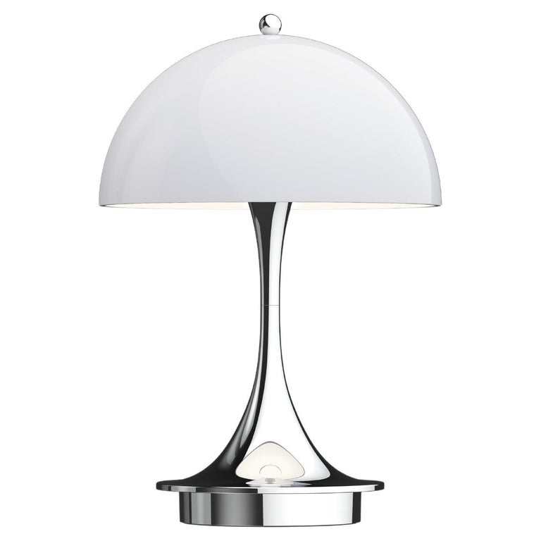 Verner Panton 'Panthella 160 Portable' Lamp for Louis Poulsen in Grey  Acrylic For Sale at 1stDibs