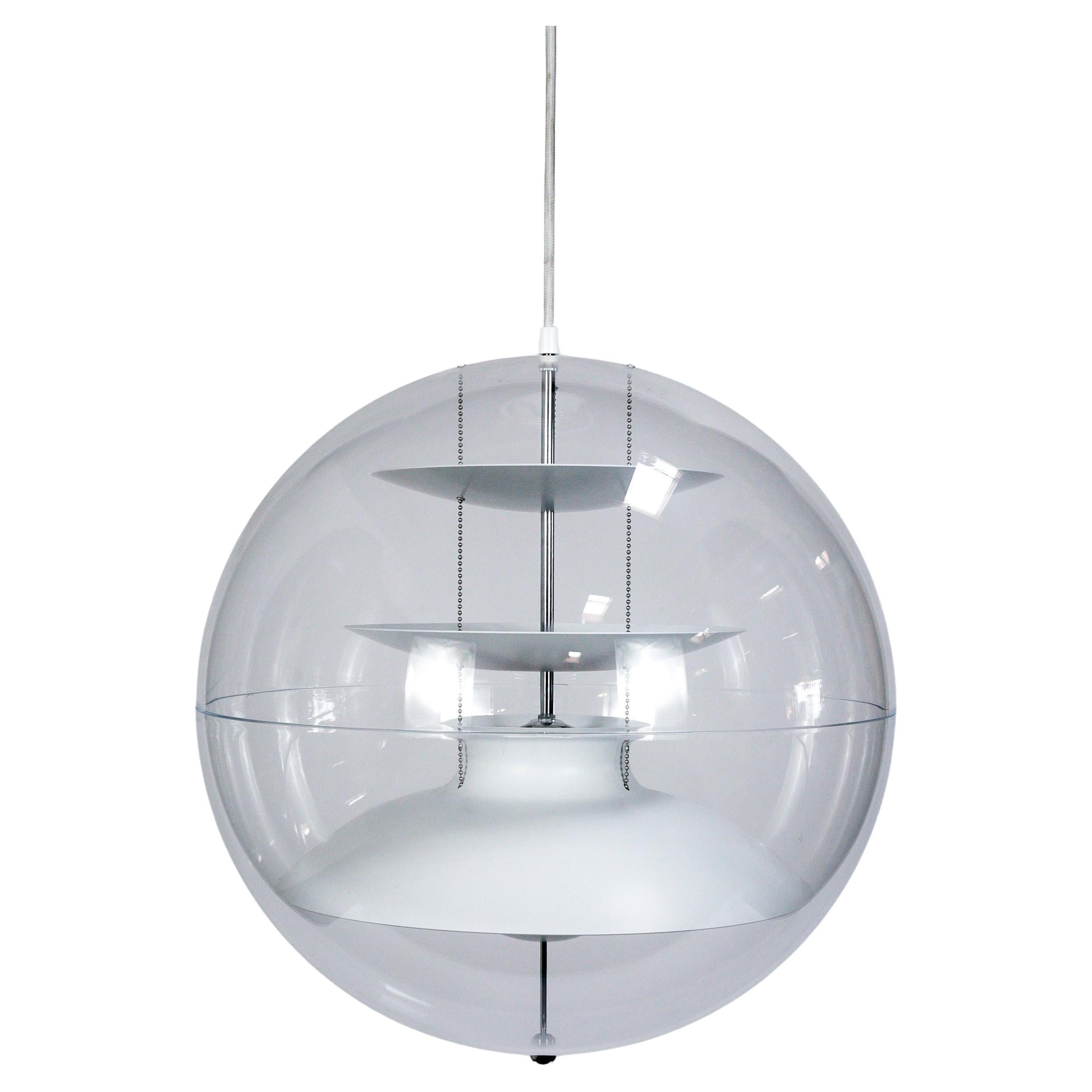 Verner Panton "Panto Lamp" Hanging Sphere Light For Sale