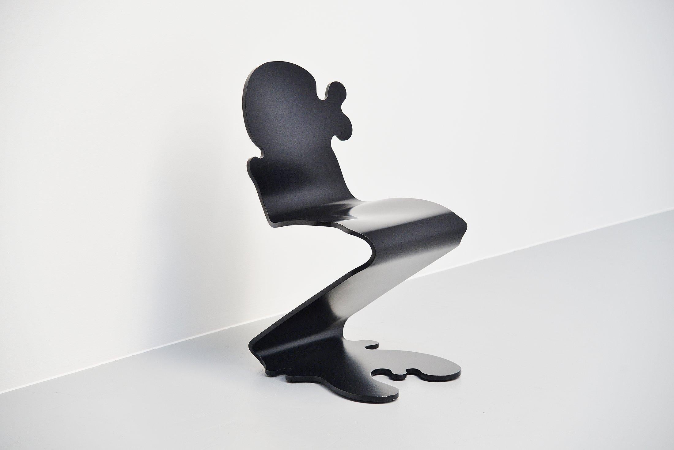 Verner Panton Pantonic 5010 Chair Studio Hag Denmark, 1992 In Good Condition In Roosendaal, Noord Brabant