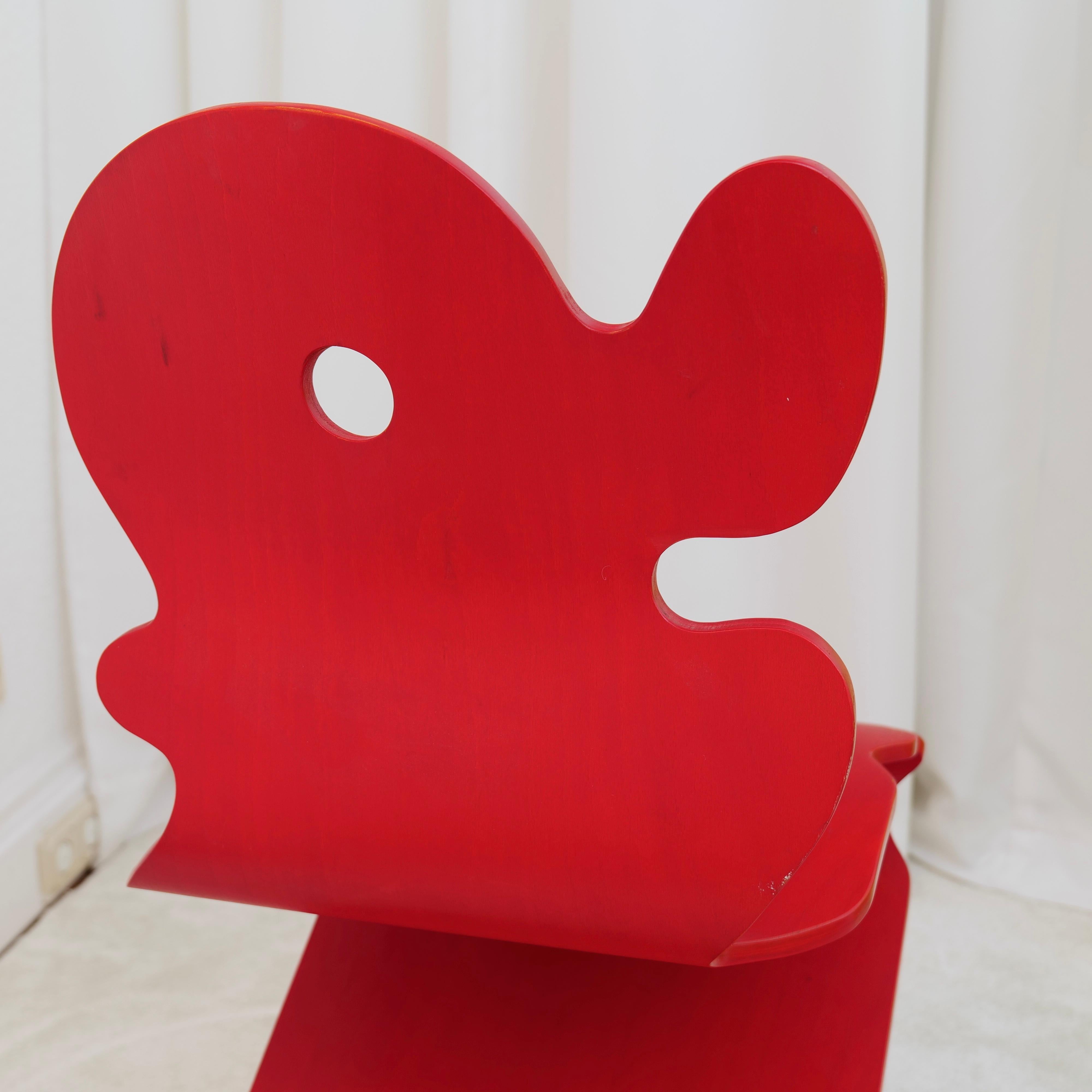 Late 20th Century Verner Panton Pantonic Chair for Hag - 1992 For Sale