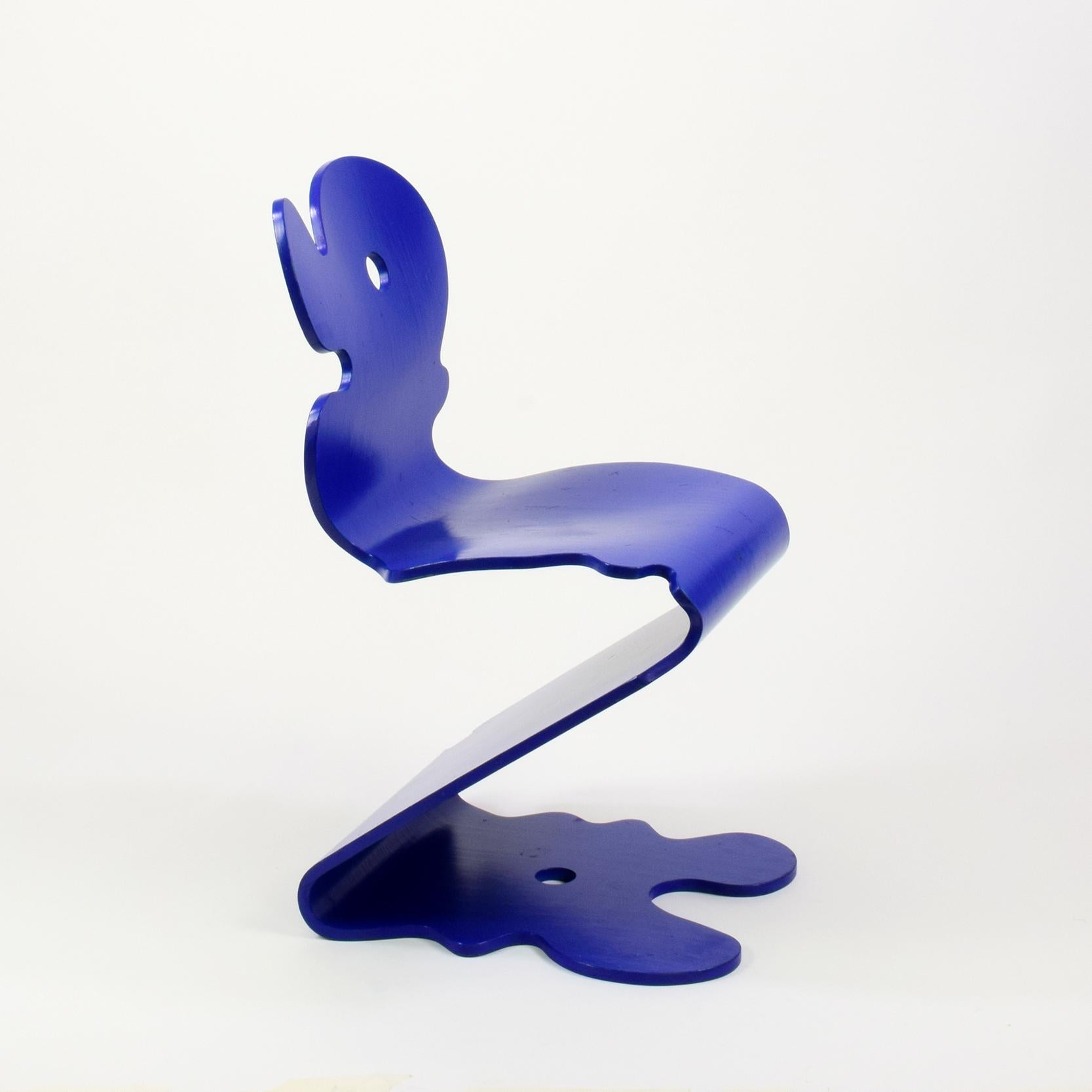 Post-Modern Verner Panton, Pantonic Chair, Model 5020, for Haag, 1992