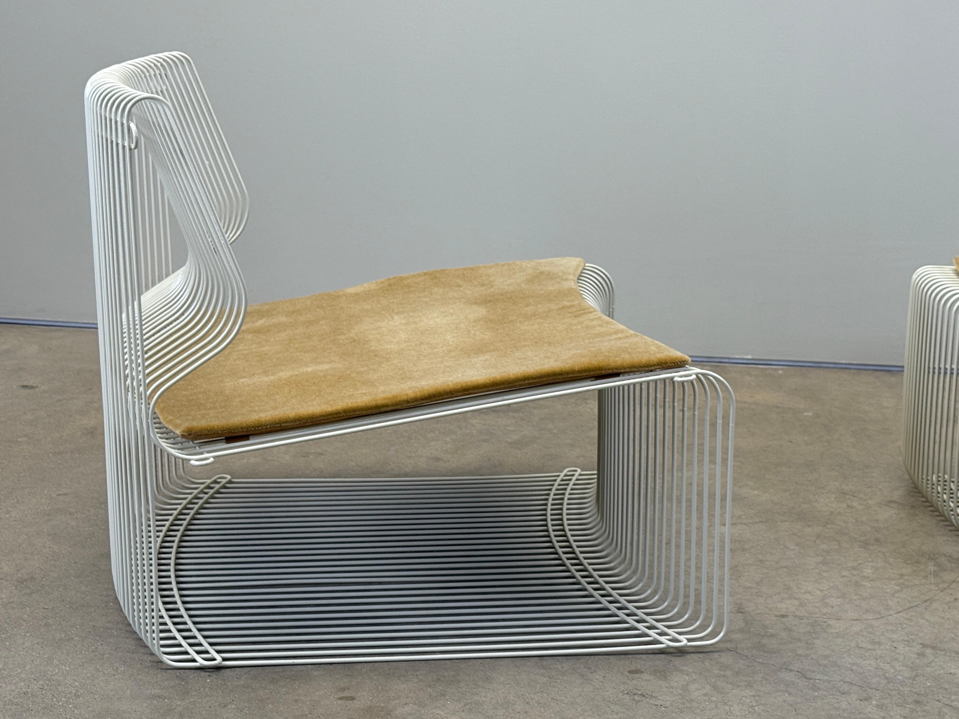 Verner Panton Pantonova Silla de salón y otomana en venta 3