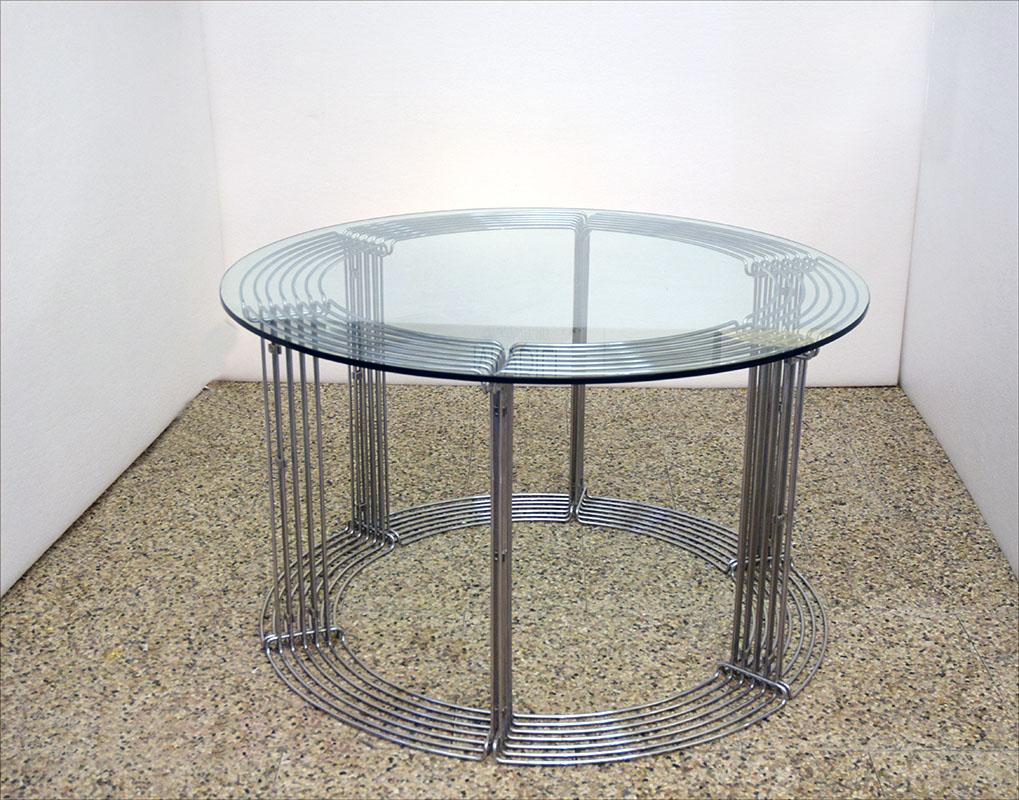 Verner Panton Pantonova table and chairs for Fritz Hansen 1970s For Sale 9