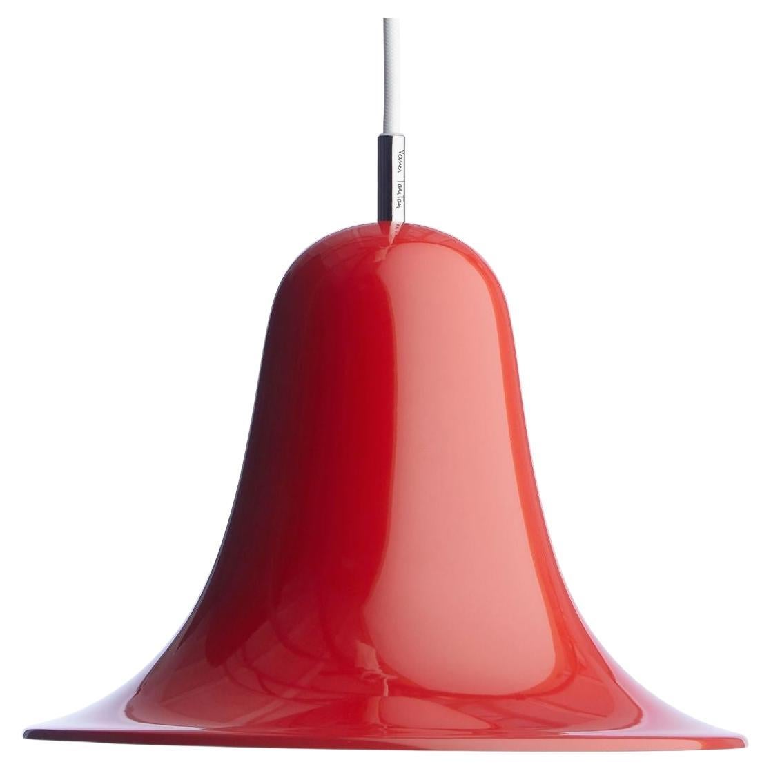 Verner Panton 'Pantop' Pendant Lamp in Metal and Glossy Bright Red for Verpan