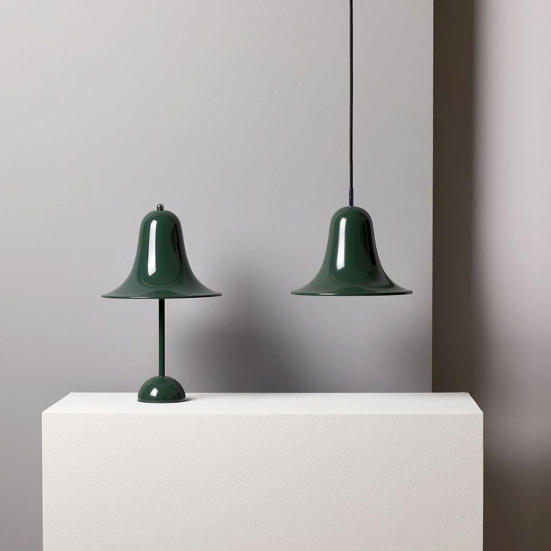 Verner Panton 'Pantop' Pendant Lamp in Metal and Glossy Grey Sand for Verpan For Sale 13
