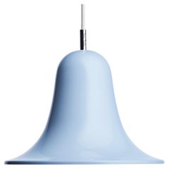 Verner Panton 'Pantop' Pendant Lamp in Metal and Glossy Light Blue for Verpan