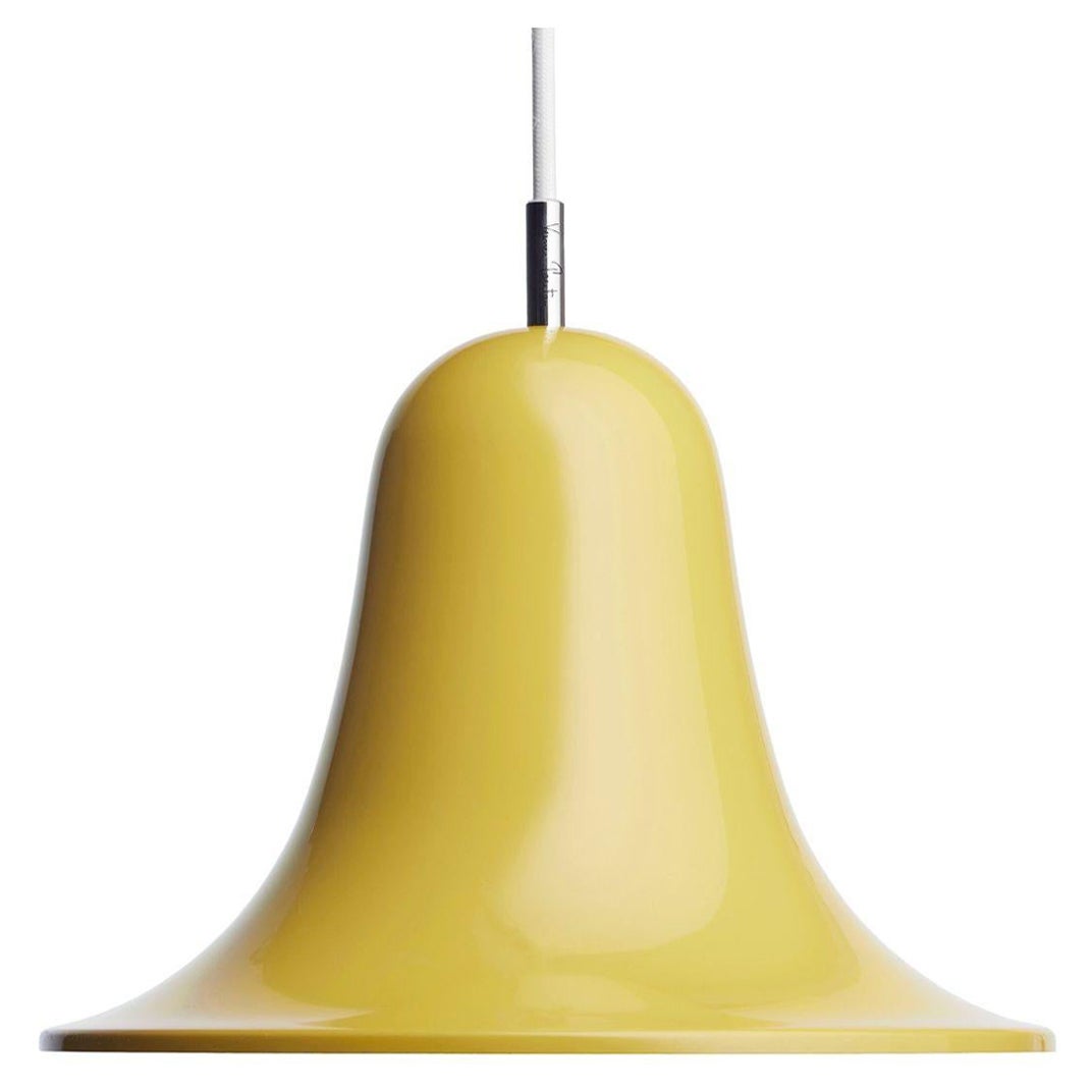 Verner Panton 'Pantop' lampe suspendue en métal et jaune chaud brillant pour Verpan en vente