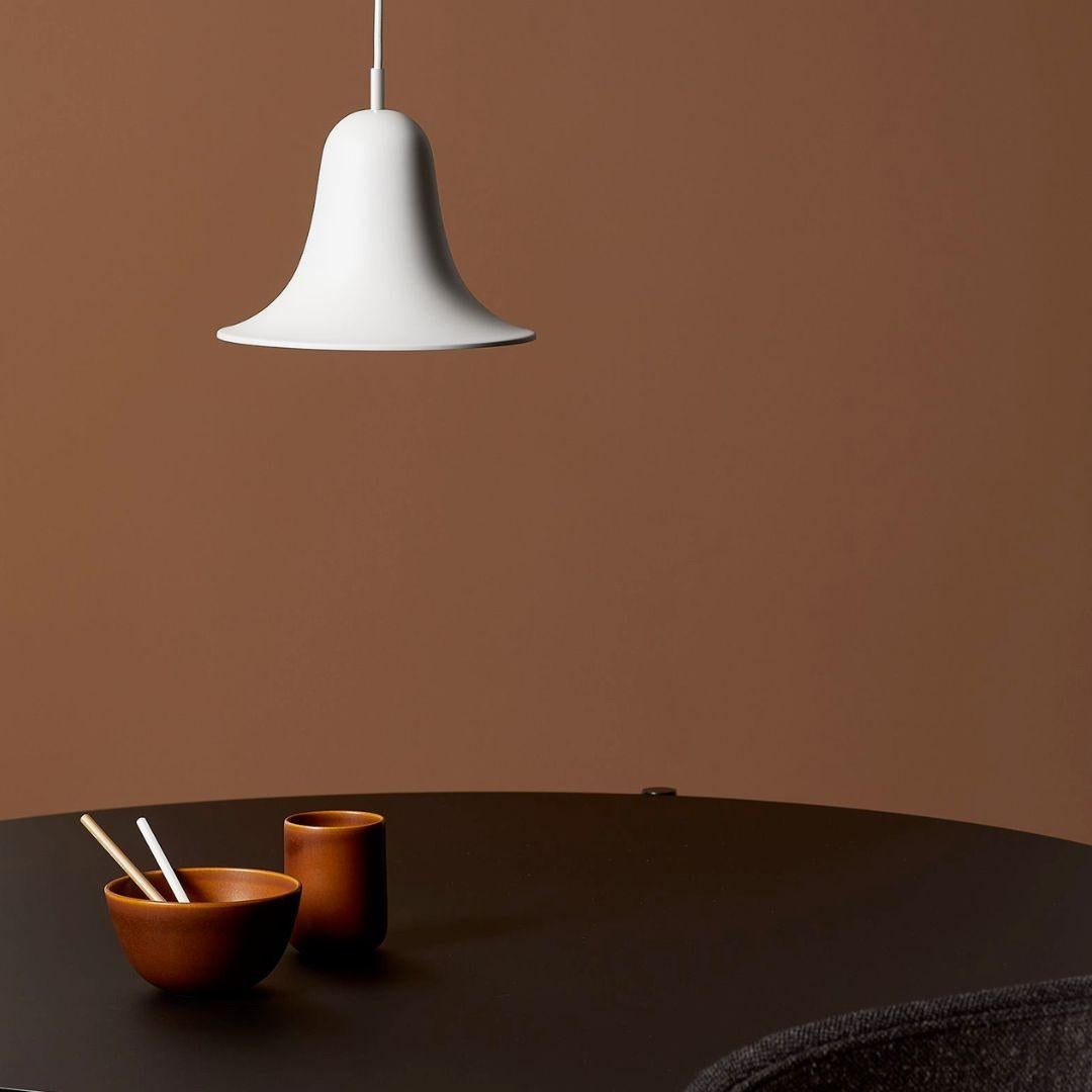 Verner Panton 'Pantop' Pendant Lamp in Metal and Matte Terracotta for Verpan For Sale 11