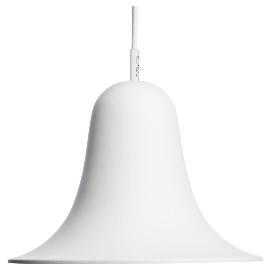 Lampe à suspension Pantop de Verner Panton en métal et blanc mat pour Verpan