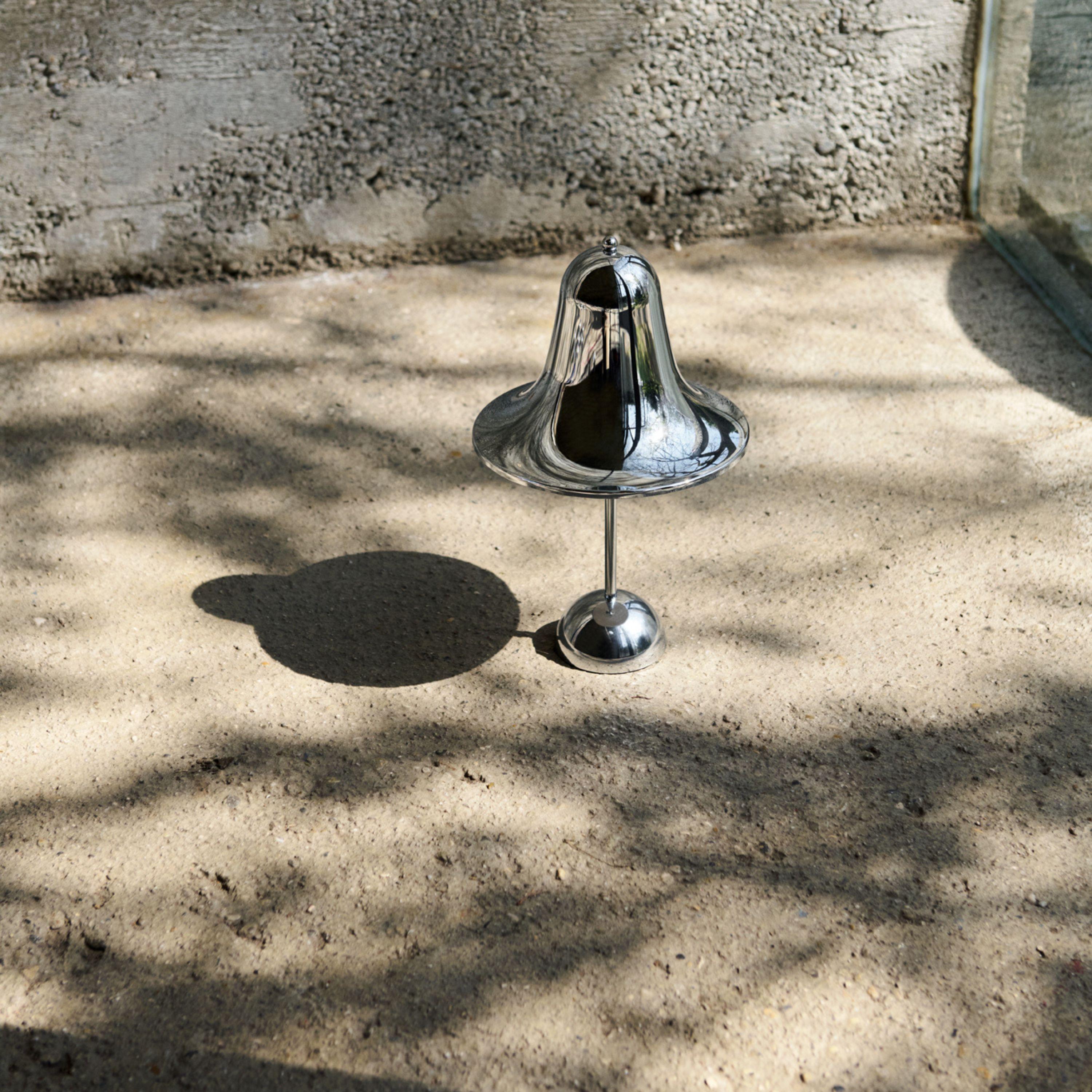 Verner Panton 'Pantop' Tragbare Tischleuchte in Chrom für Verpan (Moderne der Mitte des Jahrhunderts) im Angebot