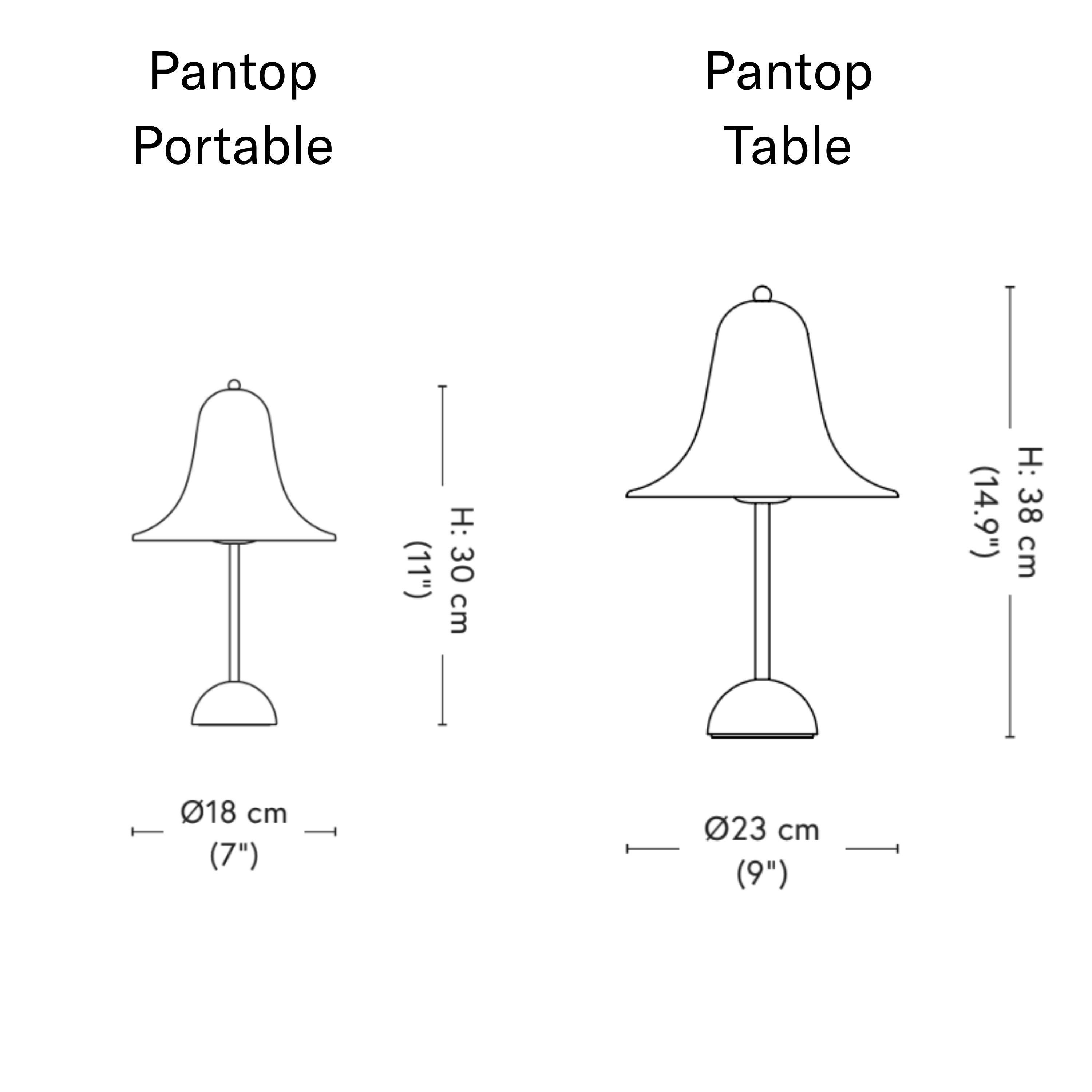 Verner Panton Lámpara de sobremesa portátil 