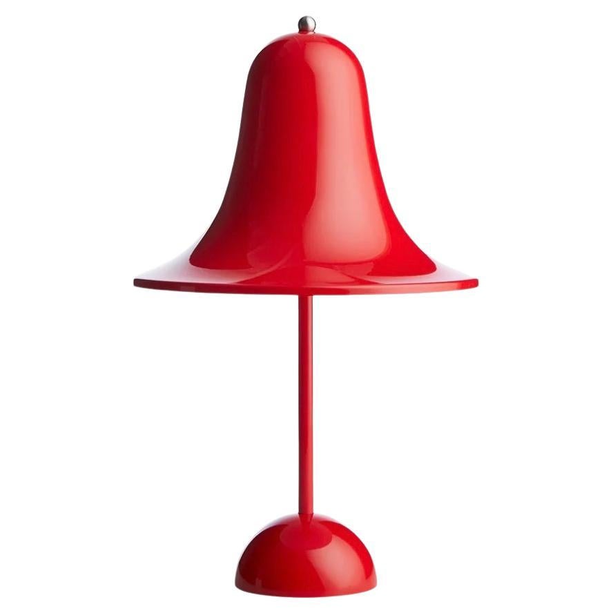 Verner Panton 'Pantop Portable' Wireless Table Lamp in 'Bright Red' for Verpan For Sale