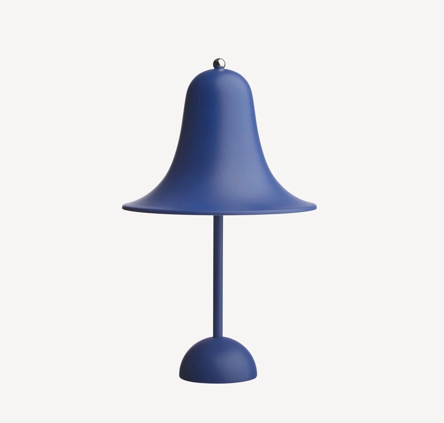 Contemporary Verner Panton 'Pantop' Table Lamp in 'Dusty Blue' 1980 for Verpan For Sale