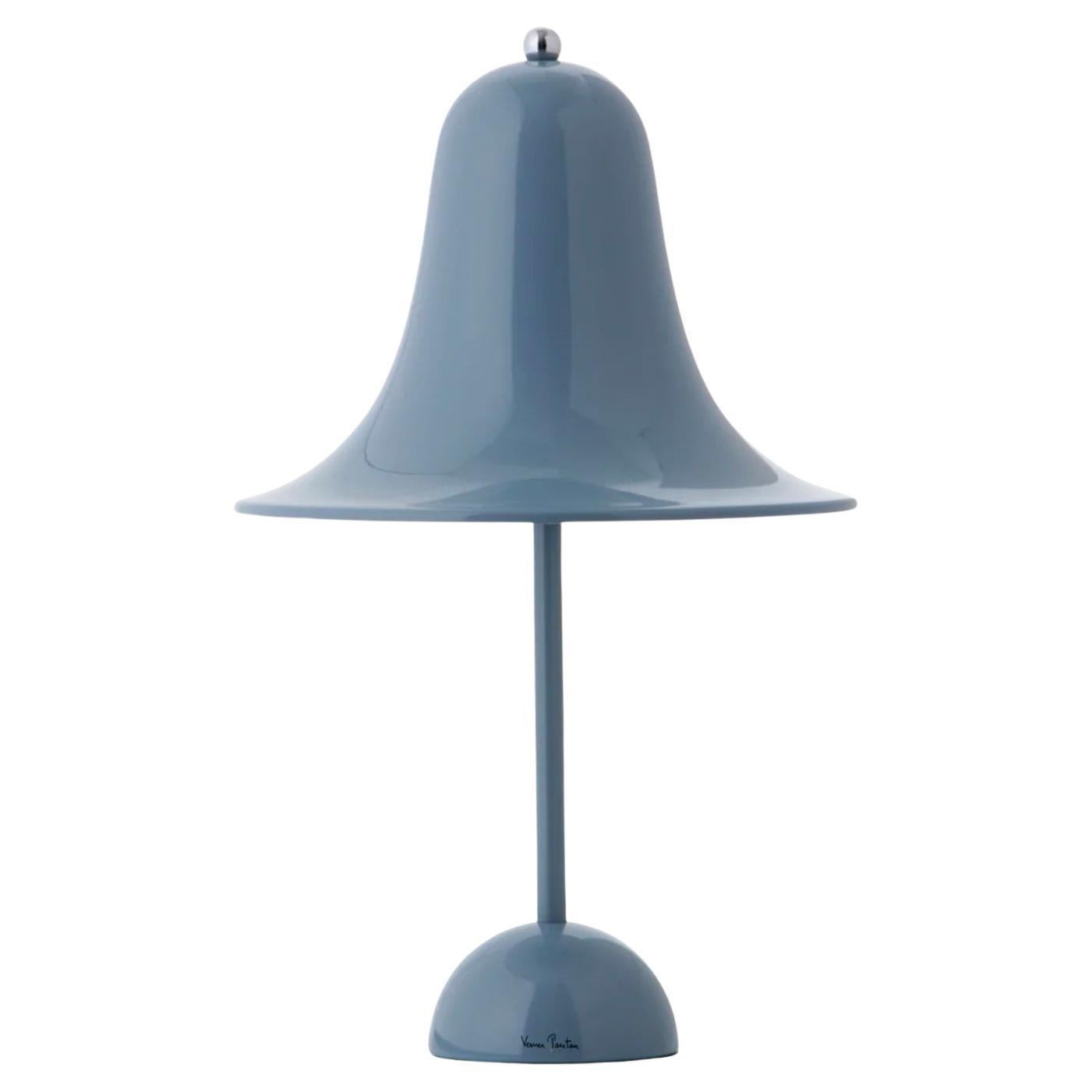 Lampe de bureau « Pantop » de Verner Panton en « bleu poussiéreux » de 1980 pour Verpan