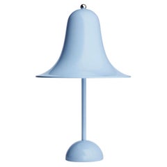 Verner Panton 'Pantop' Table Lamp in 'Light Blue' 1980 for Verpan