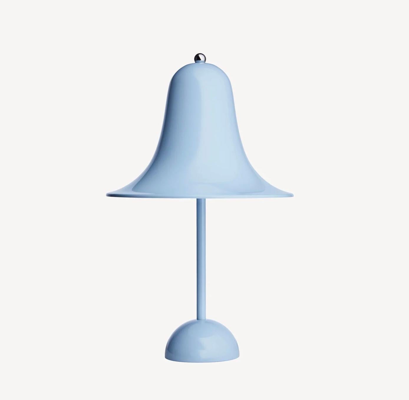 Verner Panton 'Pantop' Table Lamp in 'Matt Classic Blue' 1980 for Verpan For Sale 2