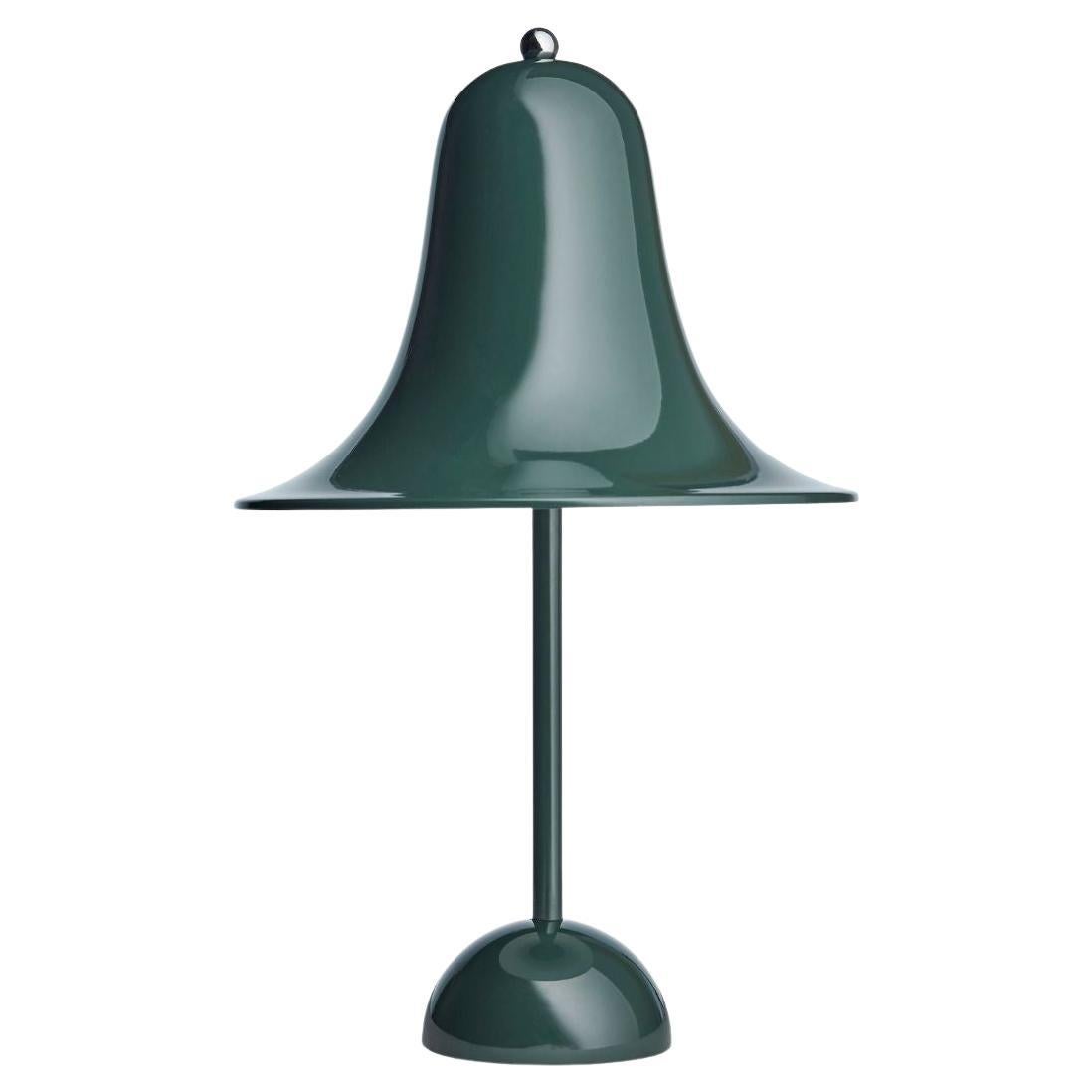 Lampe de bureau « Pantop » de Verner Panton en métal et vert foncé pour Verpan