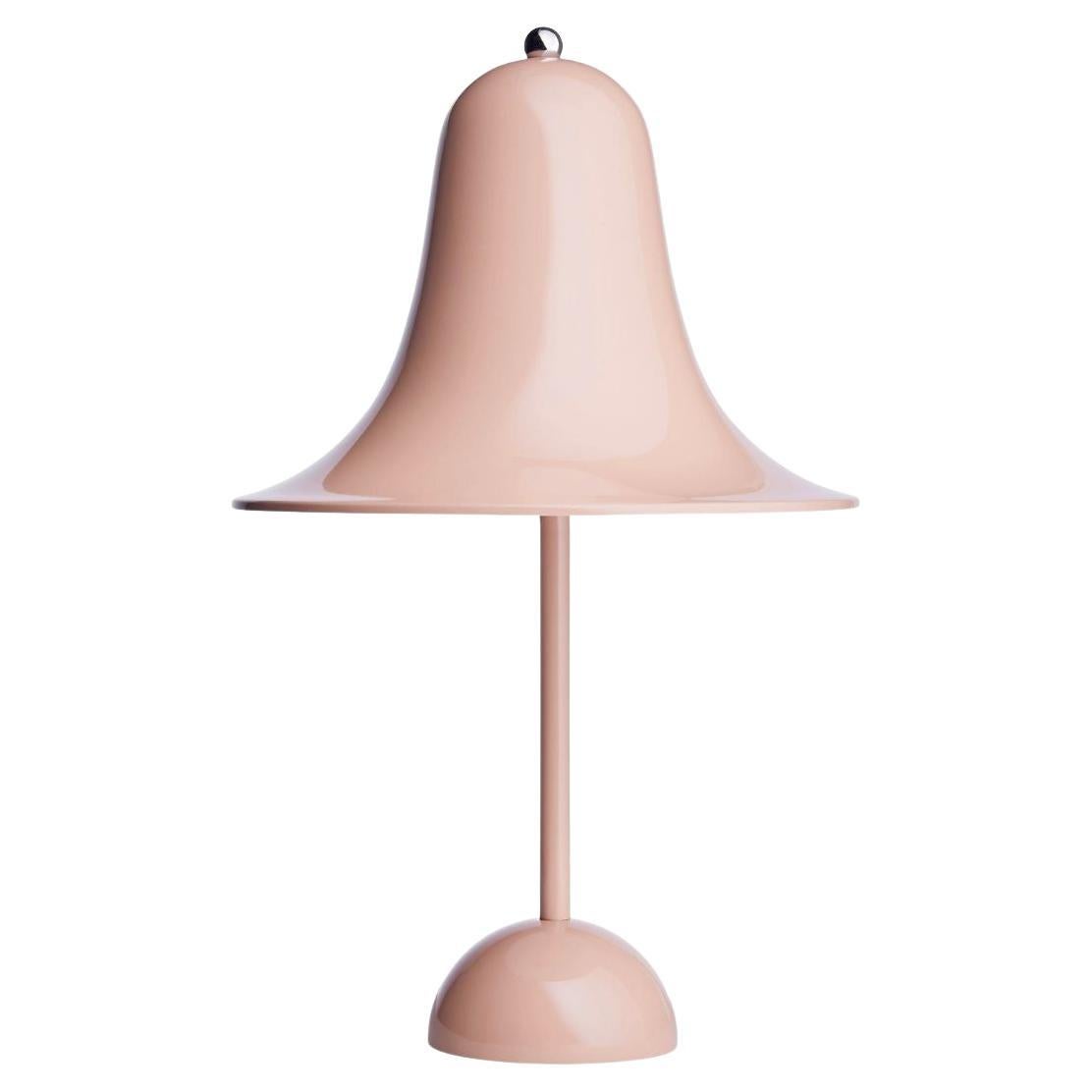 Verner Panton 'Pantop' Table Lamp in Metal and Dusty Rose for Verpan For Sale