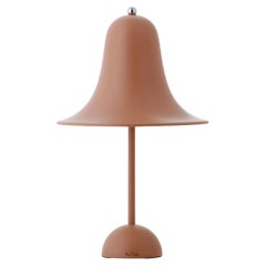 Verner Panton 'Pantop' Table Lamp in Metal and Matte Terracotta for Verpan