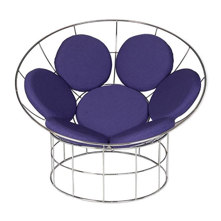 Verner Panton Peacock Chair In Good Condition For Sale In New York, NY
