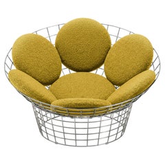 Verner Panton Peacock Chair in Metal for Karakter X Cassina