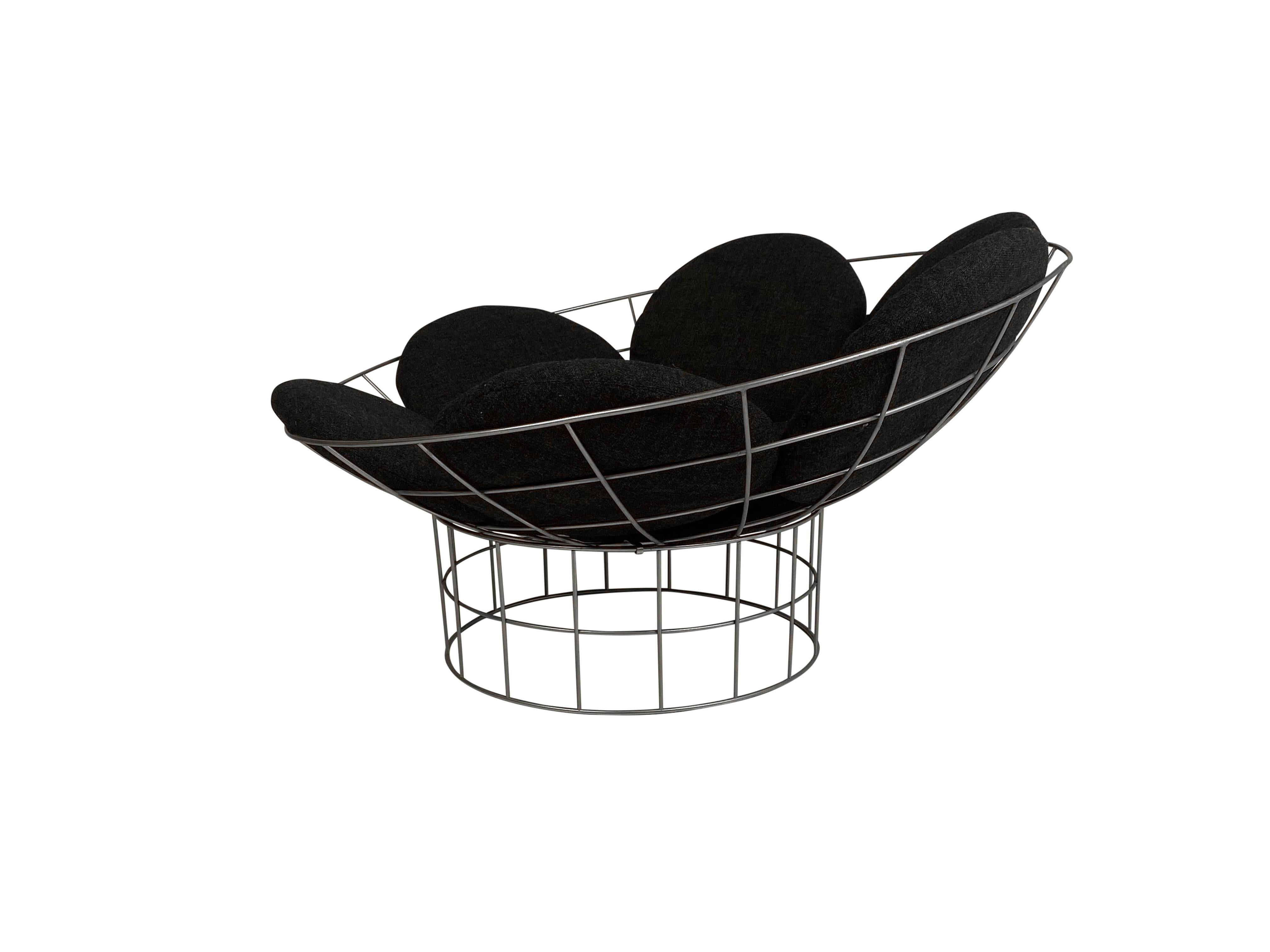 Mid-20th Century Verner Panton Peacock Lounge Chair for Plus-Linje Denmark Midcentury For Sale