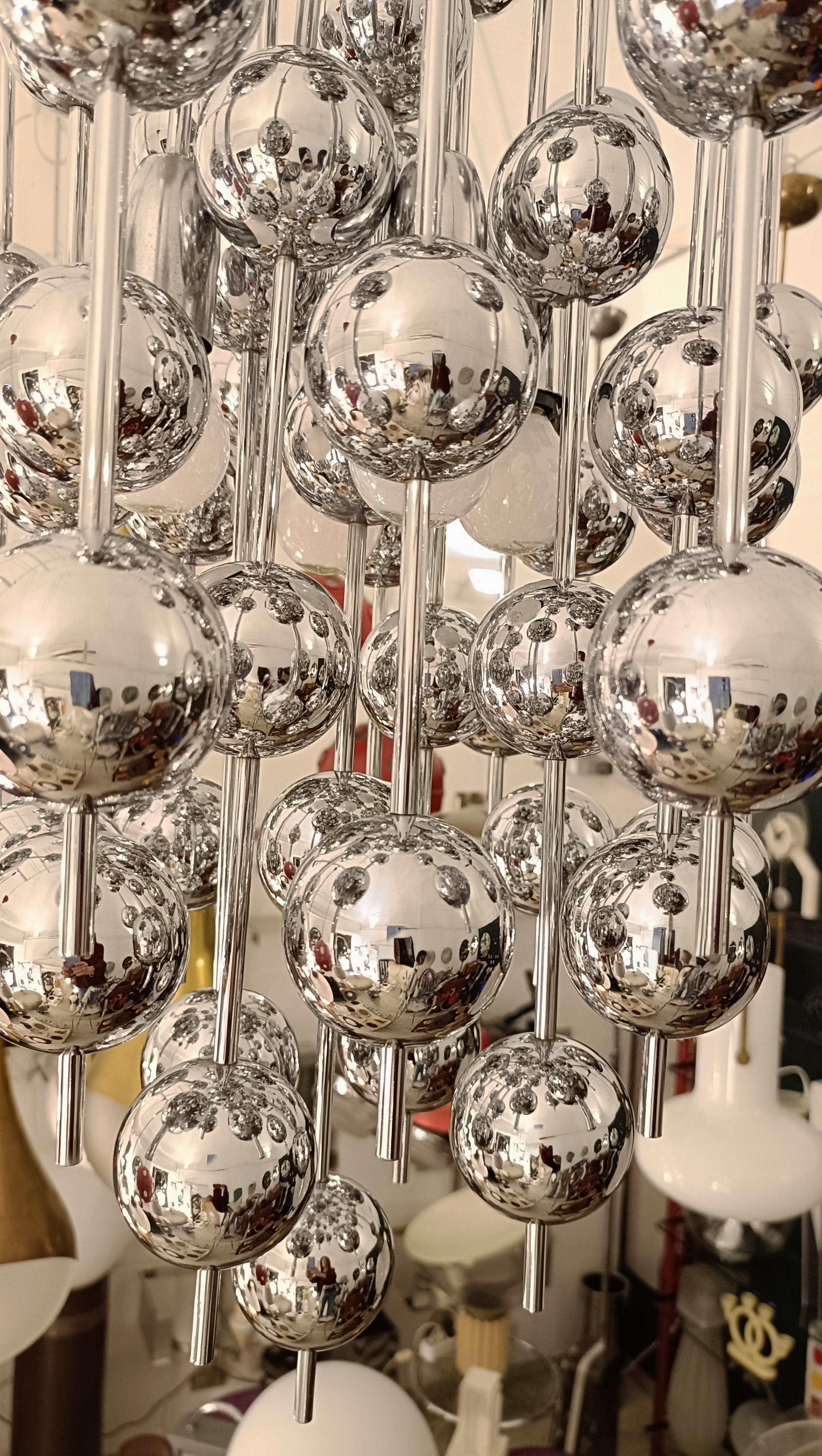 Verner Panton para J.Luber Lámpara 'Ball', Dinamarca Años 70 Danish en venta