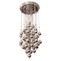 Verner Panton for J.Luber Chandelier "Ball," Denmark 1970s
