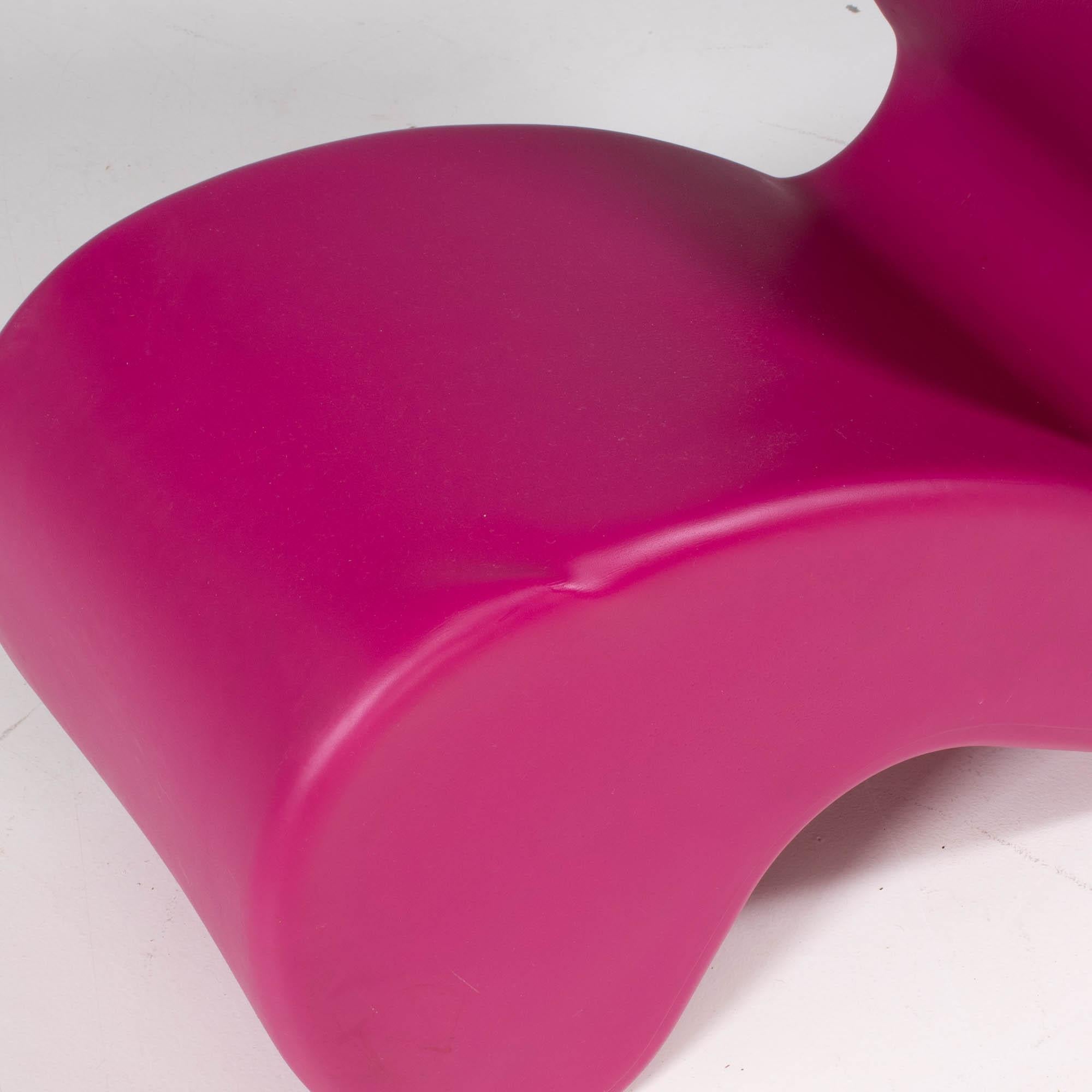 Danish Verner Panton Phantom Pink Chair, 1998