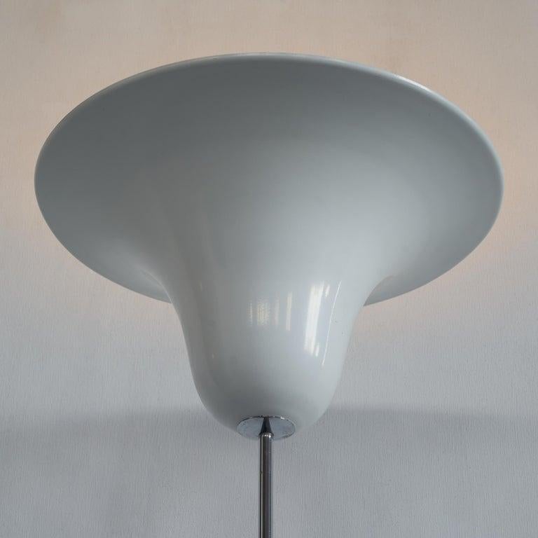 Verner Panton Rara lámpara de pie Uplighter para Elteva Dinamarca 1980 en Bueno estado para la venta en Meer, VAN