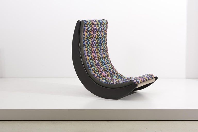 Verner Panton Relaxer 2 Rocking Chair by Rosenthal In Good Condition For Sale In Berlin, DE