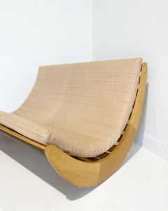 Verner Panton 'Relaxer II for 2' Rocking Lounge Chair with New Custom Cushion