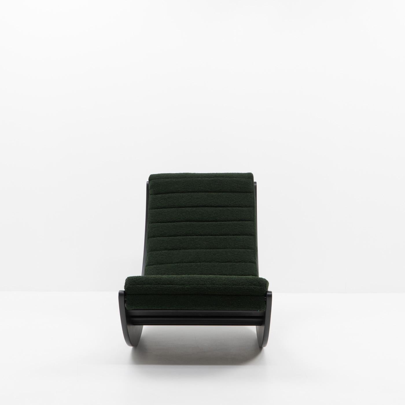 German Verner Panton Relaxer II Rocking Chair, 1970s - Dedar Milano bouclé fabric