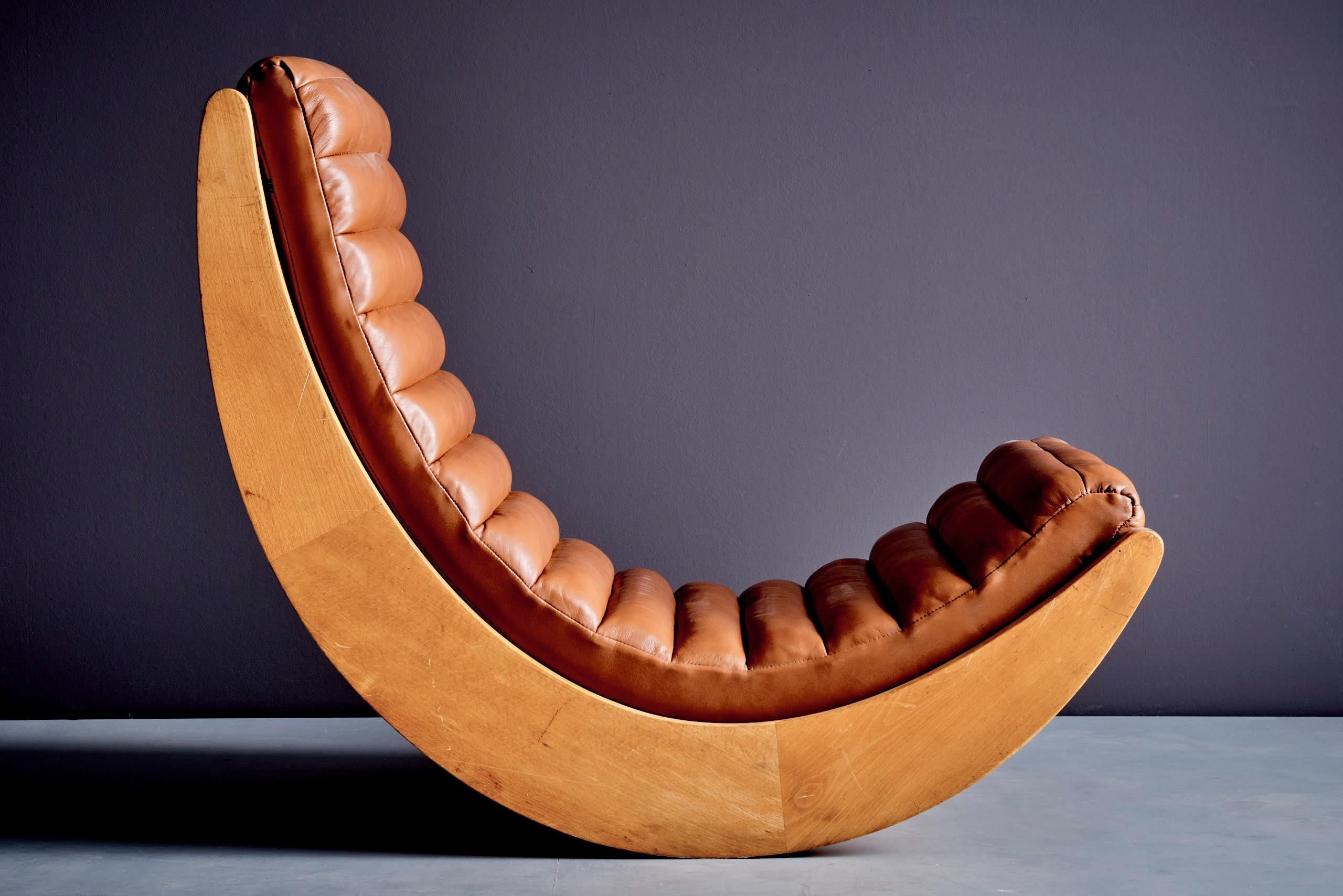 Verner Panton Relaxer II Rocking Chair by Rosenthal im Zustand „Gut“ im Angebot in Berlin, DE