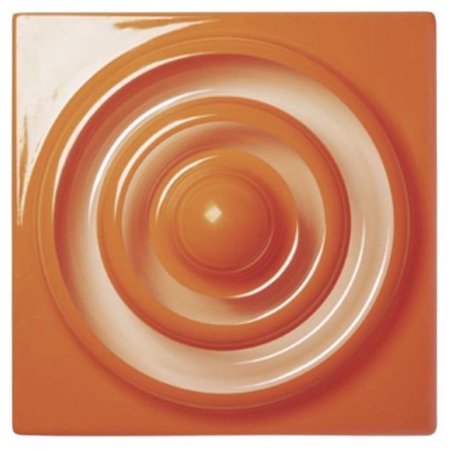 Verner Panton Ring Wall Lamp in Orange For Sale