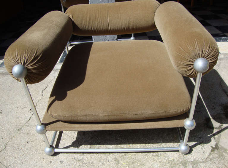 Verner Panton, S 420 Serie Living Room Set of One Canapé and Two Armchairs  In Good Condition In Paris, FR