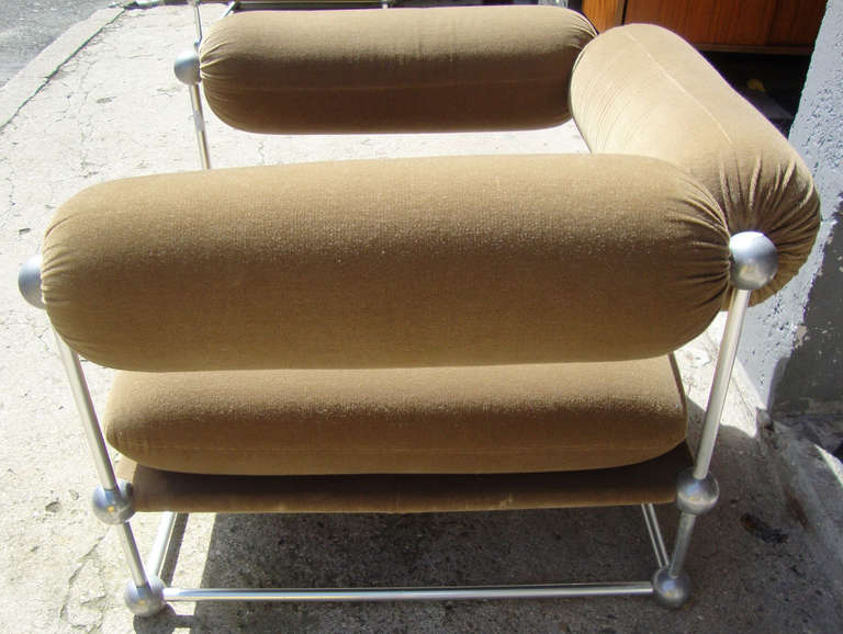 Late 20th Century Verner Panton, S 420 Serie Living Room Set of One Canapé and Two Armchairs 