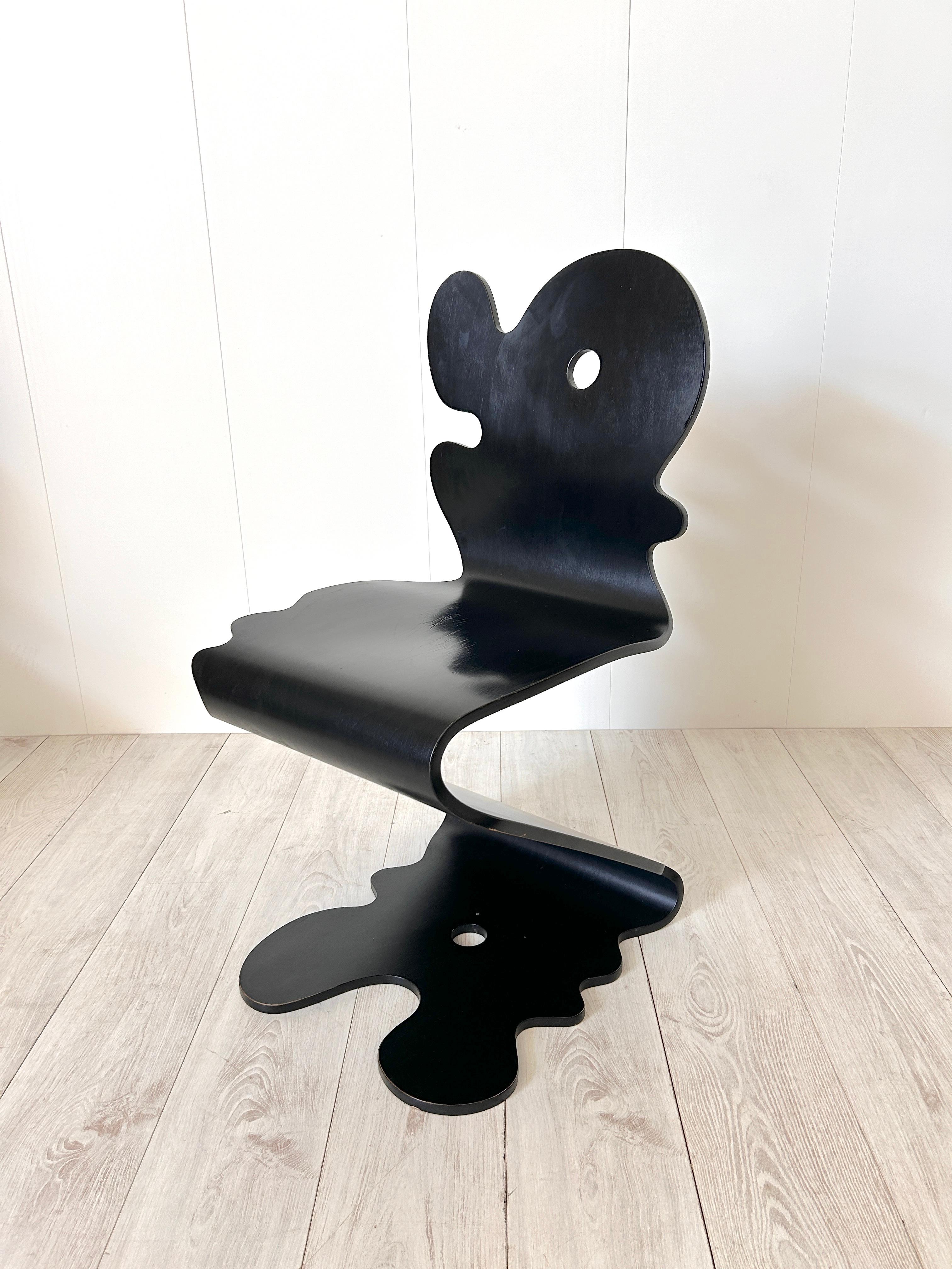 Danish Verner Panton, sedia mod. Pantonic 5000, Studio Aag, 1992 in vendita