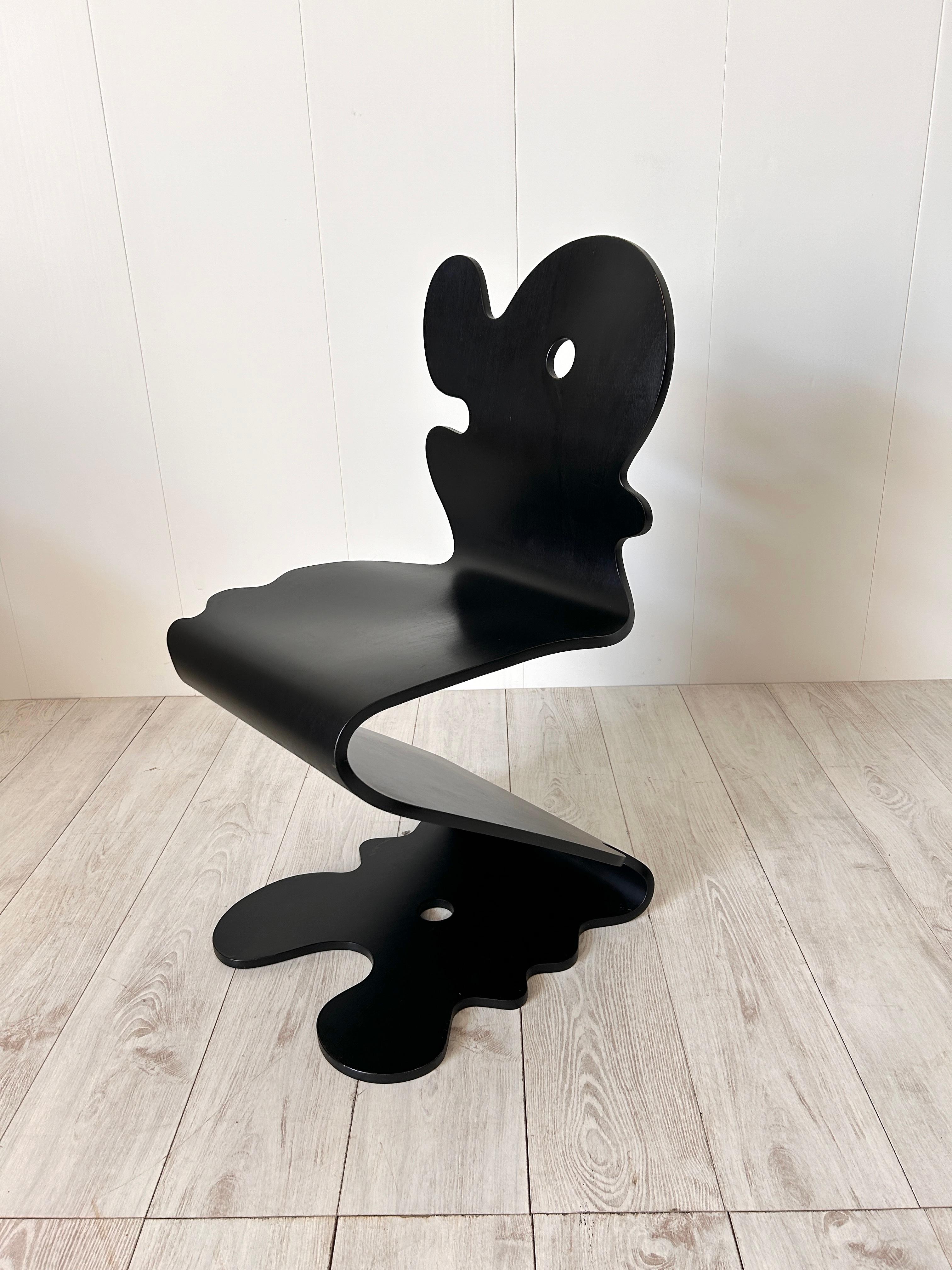 Verner Panton, sedia mod. Pantonic 5000, Studio Hag, 1992 im Zustand „Gut“ im Angebot in Rivoli, IT