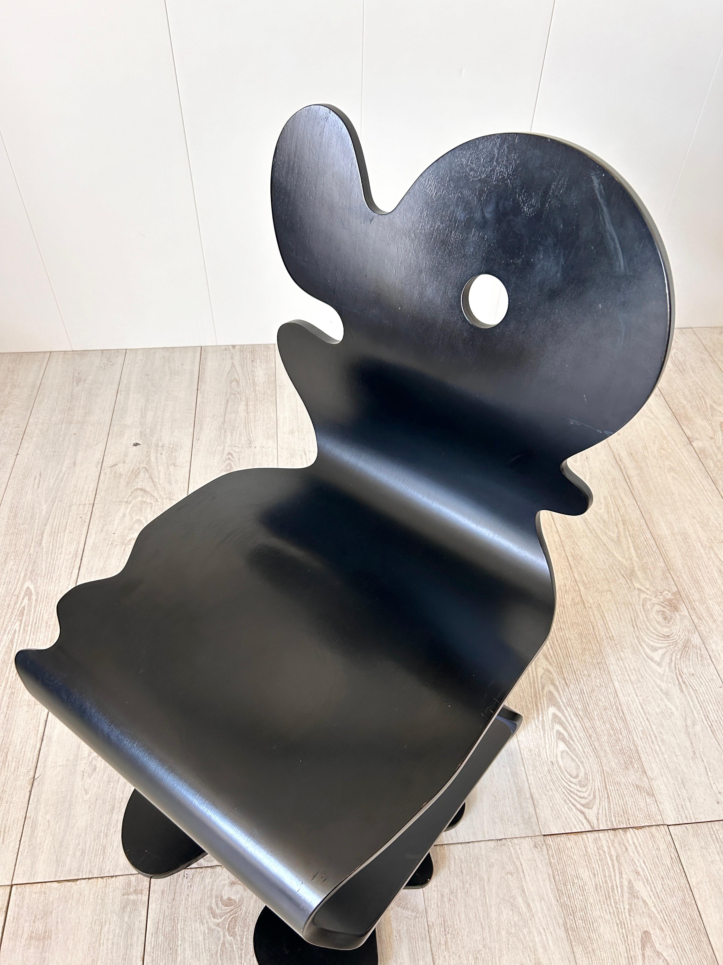 Verner Panton, sedia mod. Pantonic 5000, Studio Hag, 1992 im Zustand „Gut“ im Angebot in Rivoli, IT