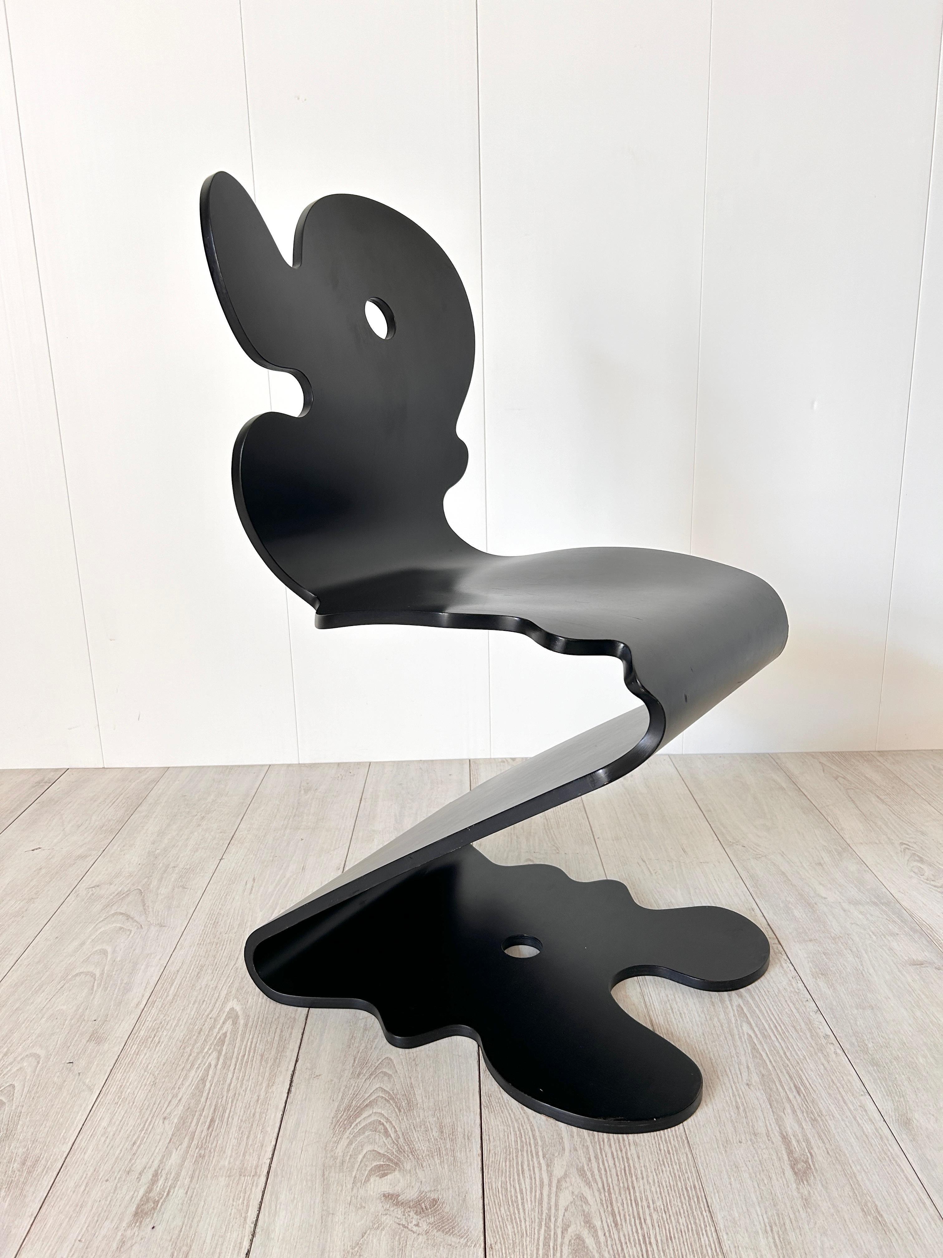 Verner Panton, sedia mod. Pantonic 5000, Studio Hag, 1992 (Late 20th Century) im Angebot